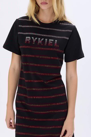 Robe droite en coton biologique - Noir