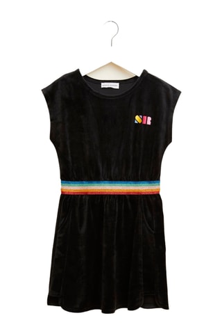 Robe en velours - Noir