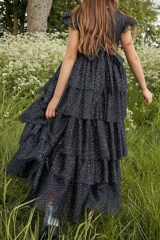 Robe volantée - Noir