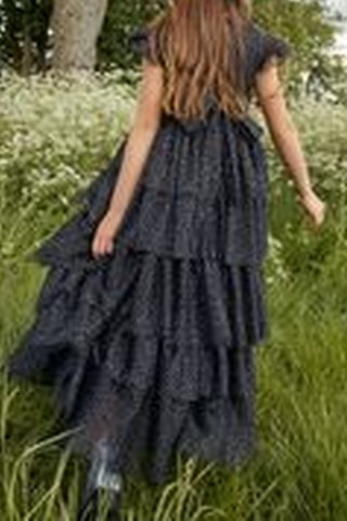 Robe volantée - Noir