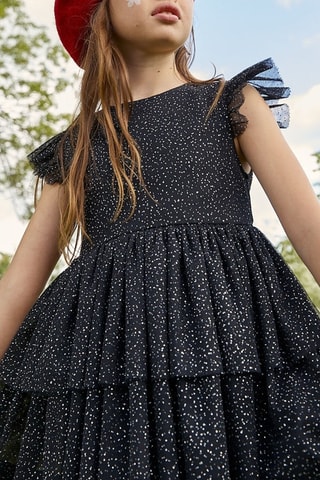 Robe volantée - Noir