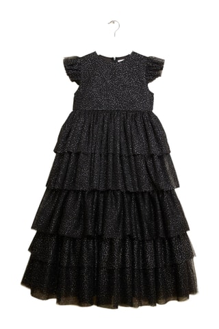 Robe volantée - Noir