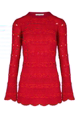 Robe courte - Fuchsia et corail