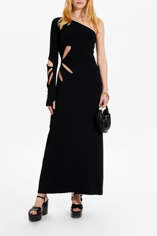 Robe asymétrique - Noir