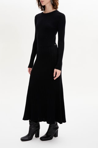 Robe midi - Noir