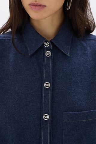 Chemisier -Bleu marine