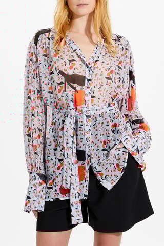 Chemise - Ciel et orange