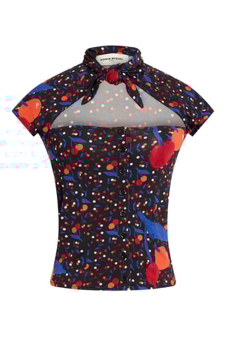 Chemisier -Noir et rouge