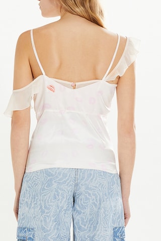 Caraco - Ecru et rose