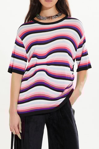 T-shirt - Rose et bleu