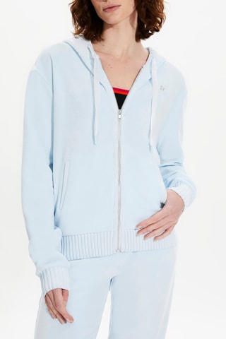 Sweat à capuche - Bleu