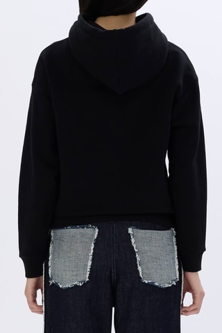 Sweat en coton biologique - Noir