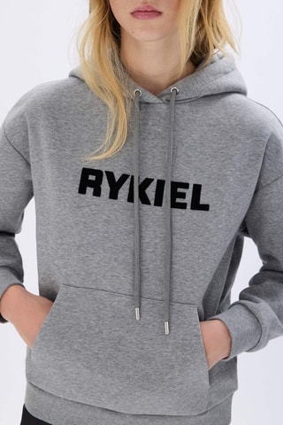 Sweat en coton biologique -Gris clair chiné