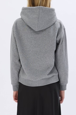 Sweat en coton biologique -Gris clair chiné