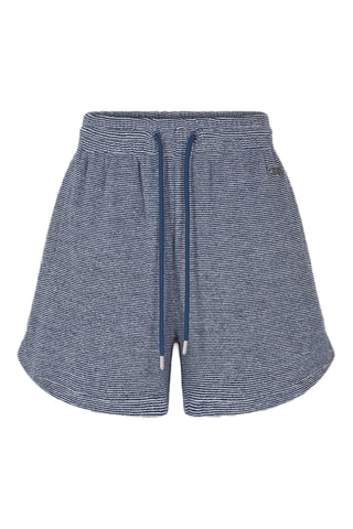 Short en coton biologique - Bleu foncé