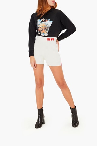 Short en laine - Blanc