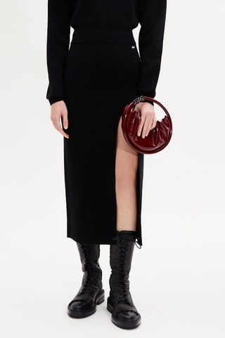 Jupe en laine - Noir