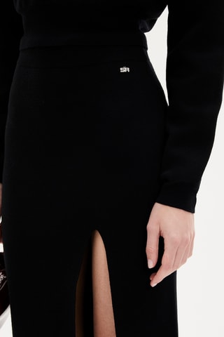 Jupe en laine - Noir