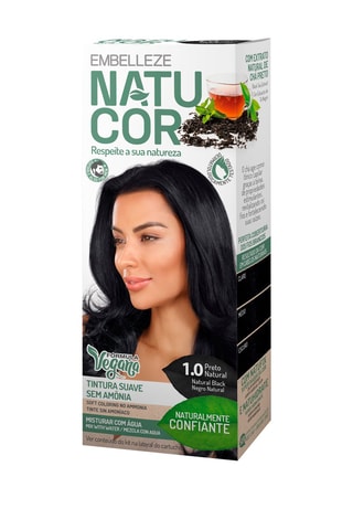 Set Natuurlijke Haarverf - 1.0 Naturel Zwart - 100 g