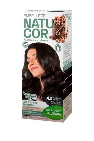 Set Natuurlijke Haarverf - 4.0 Midden Bruin - 100 g