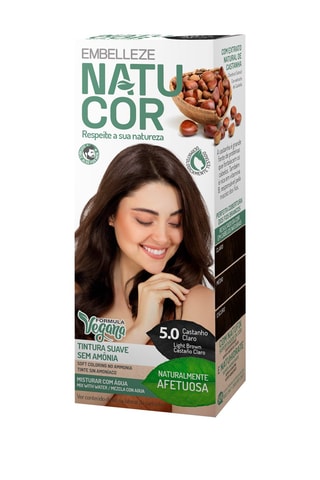 Set Natuurlijke Haarverf - 5.0 Lichtbruin - 100 g