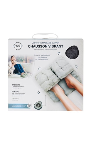 Pantufa vibrante Cinzento