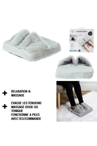 Pantufa vibrante Cinzento