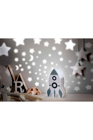 Luz de presença foguetão Branco e cinzento