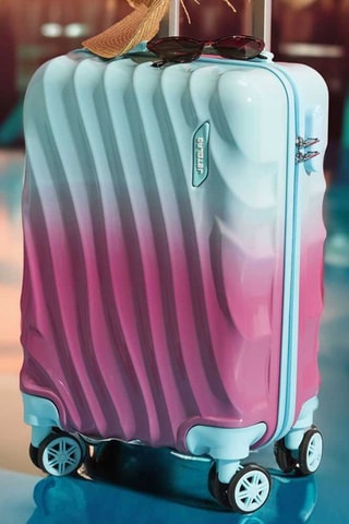 Mala de cabine Rosa e azul