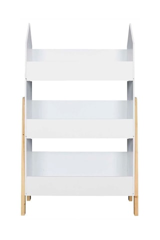 Bibliothèque Gabriel Blanc et imitation bois