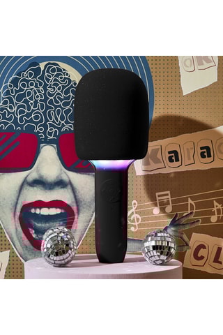 Coluna micro karaoke sem fios - 5 W - Preto