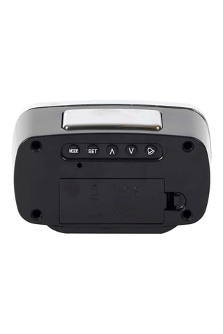 Despertador digital - Cinzento e azul