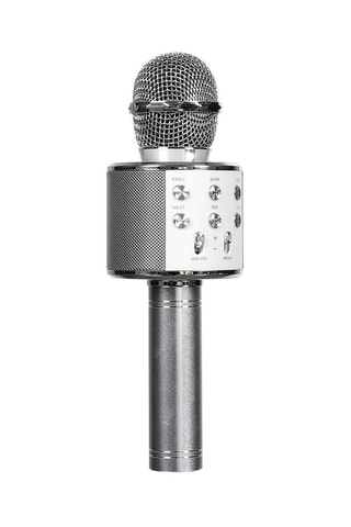 Microfone coluna karaoke Preto