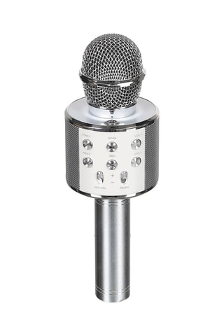 Microfone coluna karaoke Preto