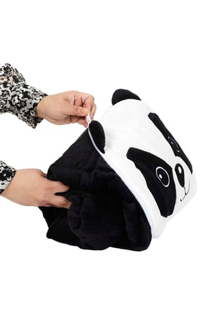 Peluche-manta panda 110 x 150 cm