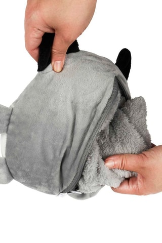 Peluche Sweat com capuz Cinzento