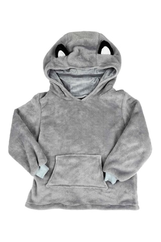 Peluche Sweat com capuz Cinzento