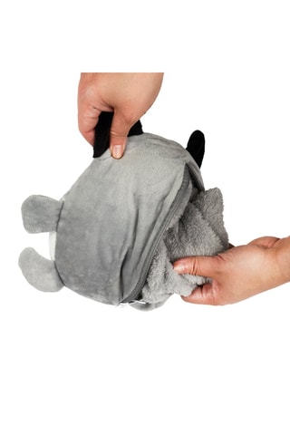 Peluche Sweat com capuz Cinzento