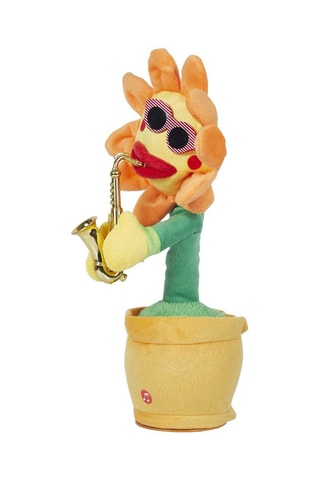 Peluche de flor que dança