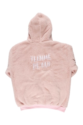 Sweat com capuz - Rosa