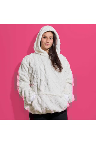 Sweat com capuz - Branco