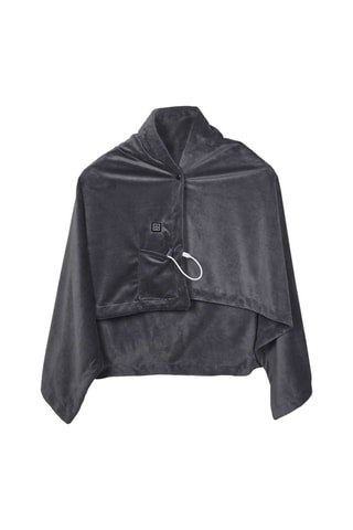 Poncho aquecedor 
Cinzento