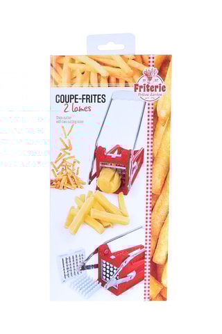 Corta-babatas fritas 2 lâminas 24,5 x 10,5 x 9,5 cm