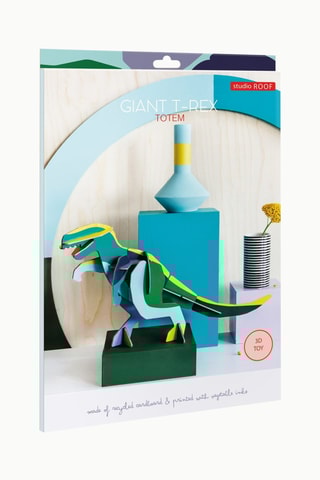 Figura Giant T-Rex - Verde e azul-celeste