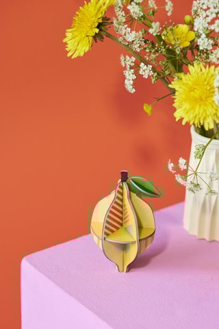 Cartão Pop Out Lemon - Amarelo