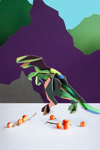 Figura T-Rex - Verde e preto