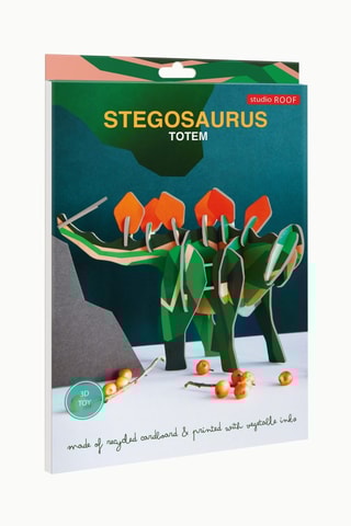 Figura Stegosaurus - Verde e laranja