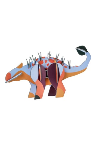 Figura Ankyl Dino - Azul-claro e laranja