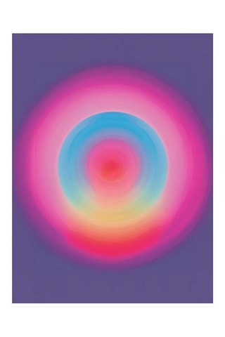 Póster  Chroma Impulse - 30 x 40 cm - Violeta