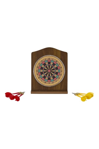 Jogo de dardos em pinho – 25 x 21 x 4 cm